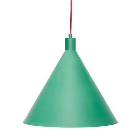 Hübsch Lampe Metal Grøn/Rød