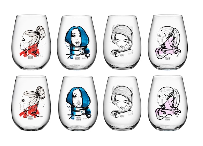 All About You Glas Set 8-pack