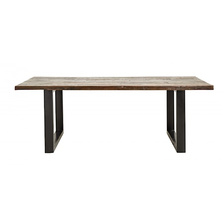 Tavolo da pranzo in legno/ferro 220x100cm