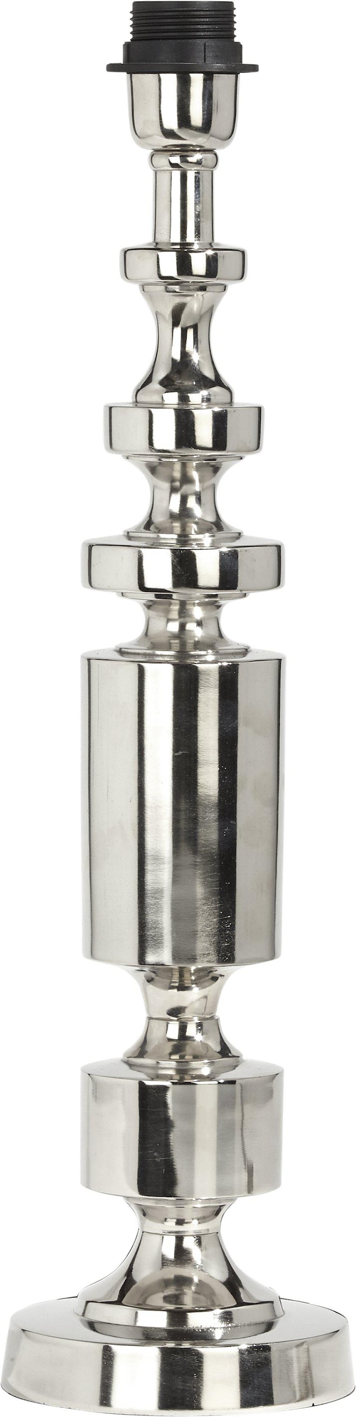 Art Deco Lampfot Krom 51cm