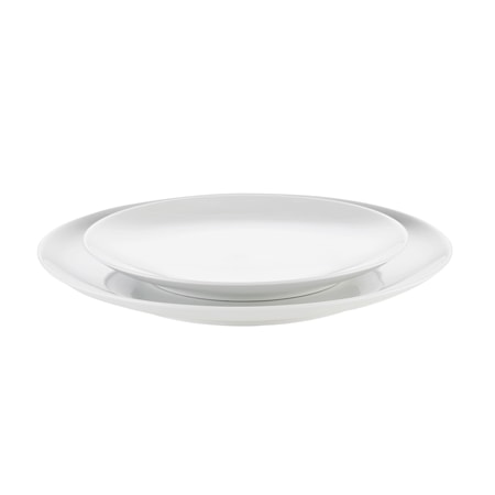 Assiette plate Cecil blanc Ø 26,5 cm