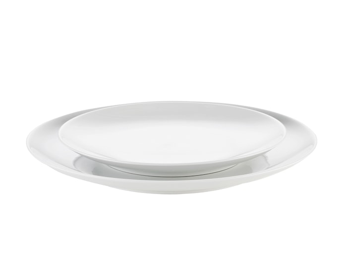 Assiette plate Cecil blanc Ø 26,5 cm