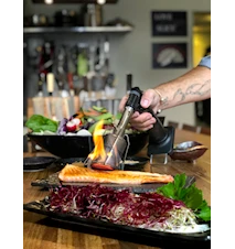 Proffsbrännare med grillfunktion