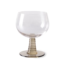 Swirl Vinglas Låg 35 cl Ø10x12 cm Glas Grön