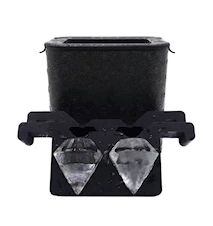 Molde para hielo cristalino - diamantes