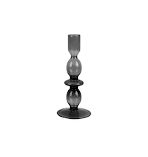 Art bubbles Ljusstake Glas Medium Svart