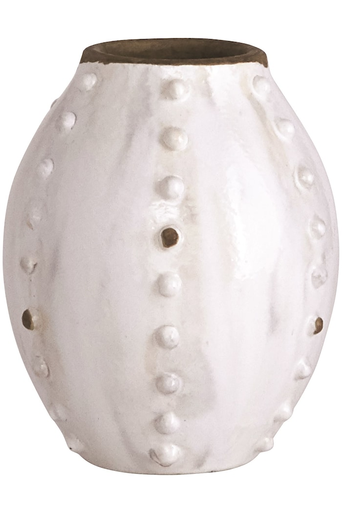 Vase Knots 16 cm - blanc