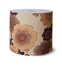Lampenschirm Vintage Blumen Ø 52 x 46 cm Leinen