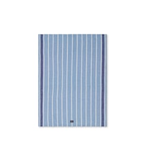 Striped Kjøkkenhåndkle Bomull/Linstoff Blå/Hvit