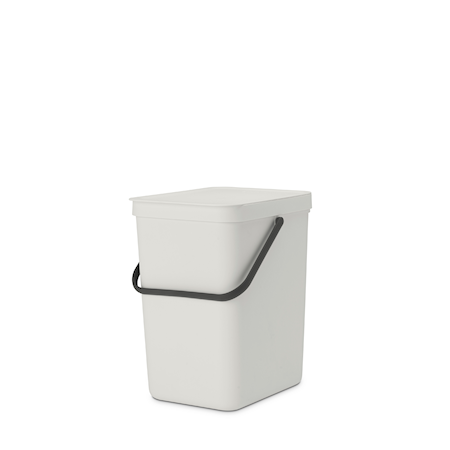 Affaldsspand Sort & Go 25 L, Lysegrå