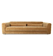 Club Couch velvet, mustard