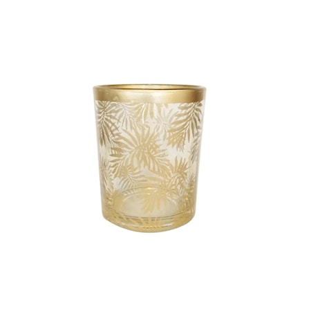 Ljuslykta Palm Votive Medium Gold