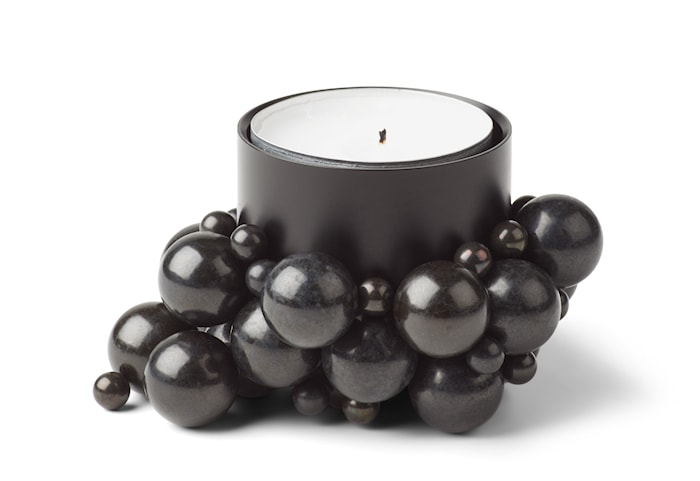 MOLEKYL candelero para velas de té negro 1