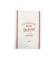 Bakery Kjøkkenhåndkle Offwhite/Brun 50 x 70 cm
