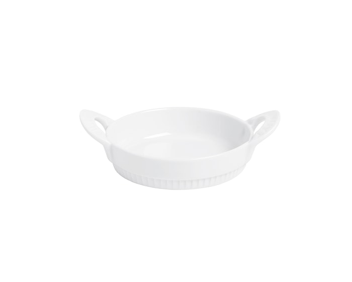 Toulouse Round Ovenware Form Ø12cm White