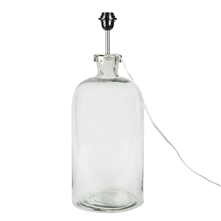 Lampefod 45 cm Glas Klar