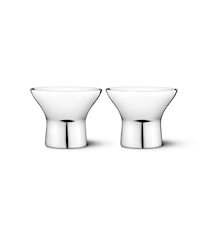 Alfredo Egg Cups 2 pack Stainless Steel