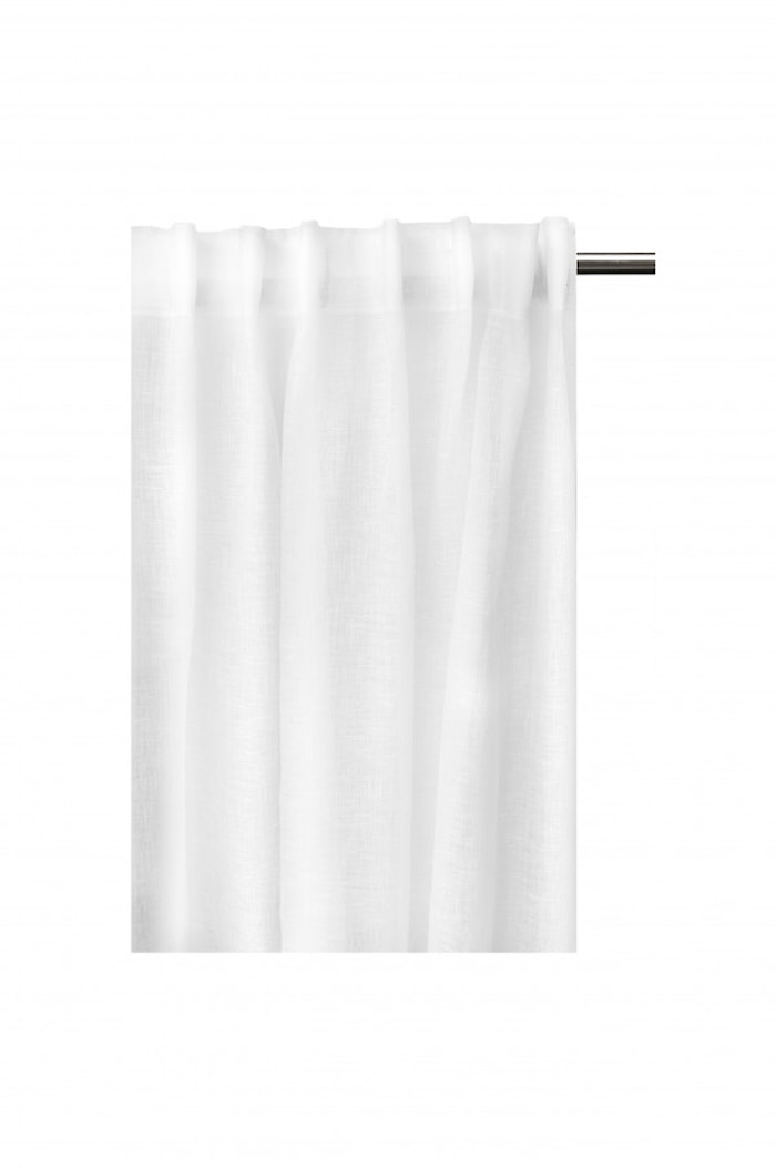 Dalsland Gardin with Pleat Band Optical White 145x250 cm