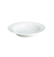 Sancerre Syvä lautanen valkoinen 22 cm