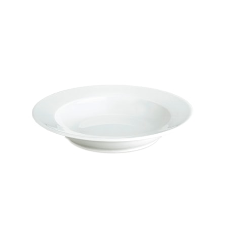 Sancerre Syvä lautanen valkoinen 22 cm