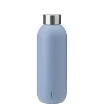 Keep Cool vacuum drinking bottle, 0,6 l. - lupin/steel