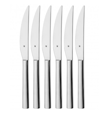 Nuova steakkniv blank stål 23cm 6-pack