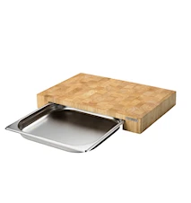 Chopping board with 1 Tinplate 39x27 cm