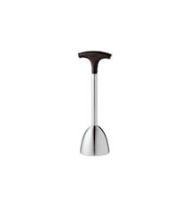 Æggeskræller stål/sort 14 cm