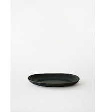 Bastia Serveringsfat 43 x 28 cm Stengodsleire Svart