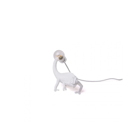 Bilde av Chameleon Kameleon med Lampe USB 17 x 14 cm Hvit