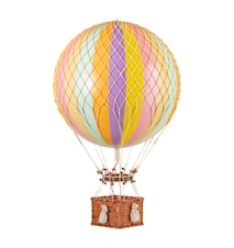 Jules Verne Luftballong Regnbue 70 cm Pastell