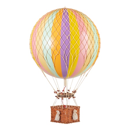 Jules Verne Luftballong Regnbåge 70cm Pastell