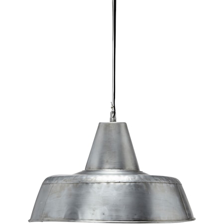 Taklampe Ashby Wide Sølv