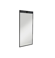 Tillbakablick speil svart 370x790 mm