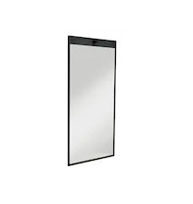 Tillbakablick spegel svart 370x790 mm
