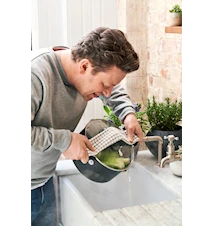 Jamie Oliver Quick & Easy Topf 3 L Hard Anodised mit Deckel