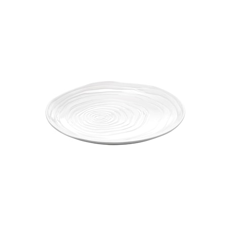 Boulogne tallrik flat vit, Ø 16,5 cm