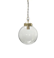 PR Home Normandy Kattovalaisin 20 cm Glas Antiikkinen Messinki