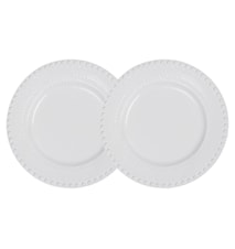 DAISY Middagstallerken White 29 cm 2-pakning