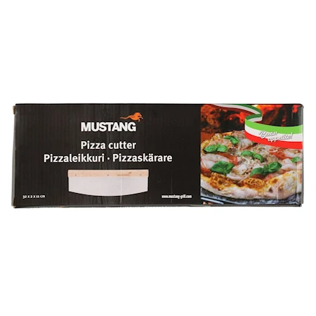 Pizzaskärare 32x11 cm Rostfritt Stål/Trä