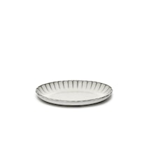 Inku skål oval 22 cm, hvit
