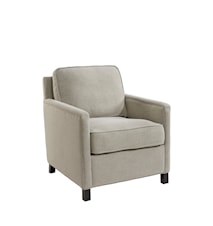 COMBE armchair steel grey