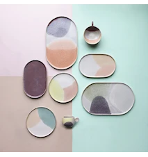 Gallery Ceramic Dish Mint Green/Nude