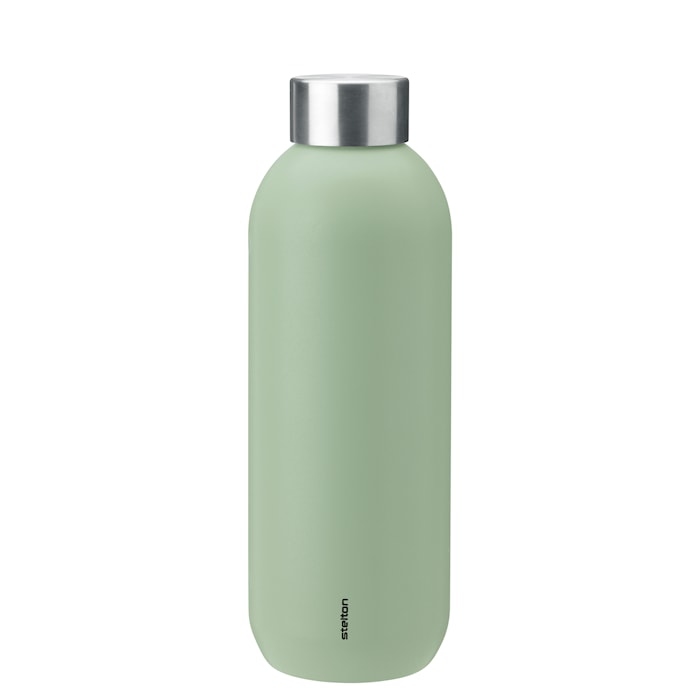 Keep Cool vacuum drinking bottle, 0,6 l. - seagrass/steel
