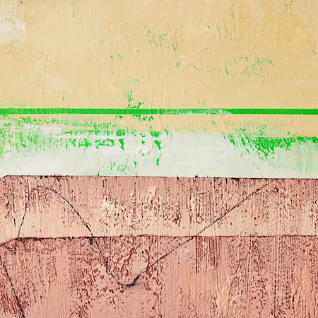 Framed artwork 'Athletic field' 107x127cm