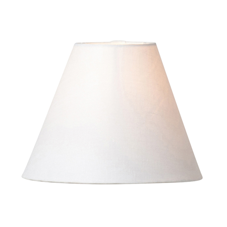 Basic Kon Lampeskærm Hvid 18 cm