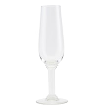 Champagneglass Nouveau Ø 7,3x22 cm - Klar