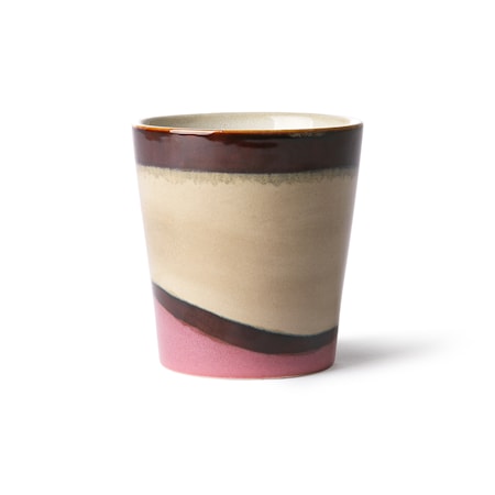 HKLiving 70’s Mugg Ø7,5×8 cm Stengods Dunes