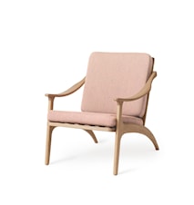 Lean Back Lounge Chair Pale Rose eik