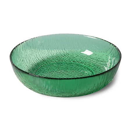 The Emeralds salatskål glass, grønn